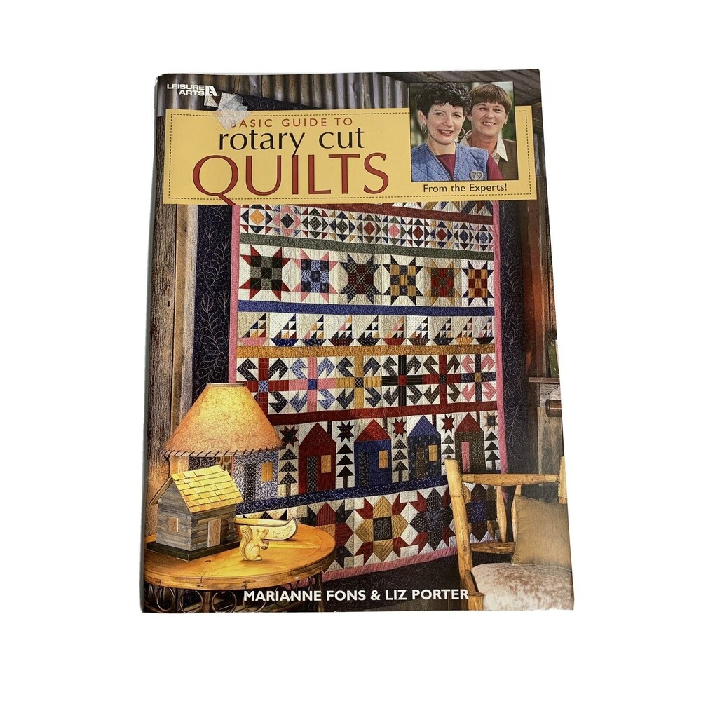 Basic Guide to Rotary Cut Quilts Sewing Craft Book Fons Porter 9 Designs 1865 LA